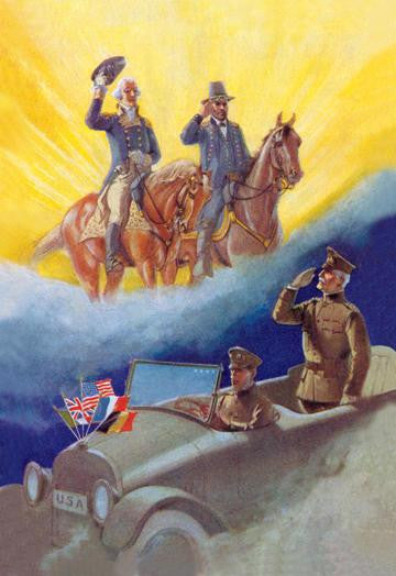 Pershing&#39;s Salute 12x18 Giclee on canvas