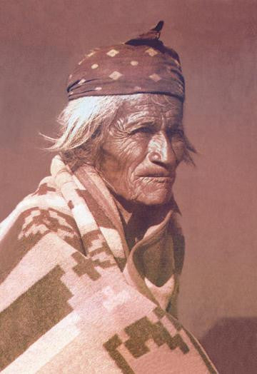 Navajo Patriarch 12x18 Giclee on canvas