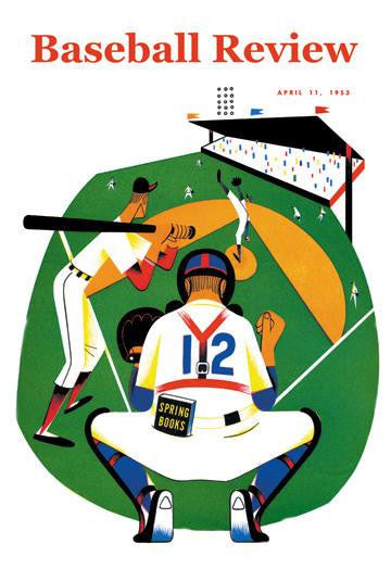 Baseball Review 12x18 Giclee on canvas