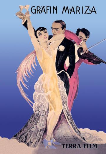 Grafin Mariza: A German Operetta 12x18 Giclee on canvas