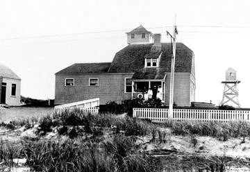 Life Saving Station Salisbury Beach  Massachusetts 12x18 Giclee on canvas