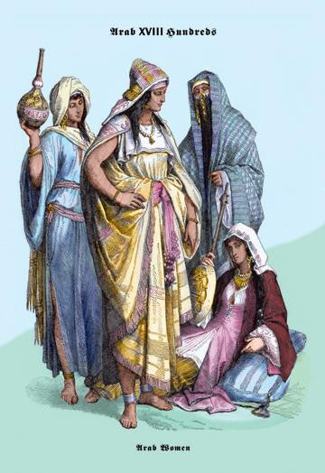 Arab Women  19th Century 12x18 Giclee on canvas