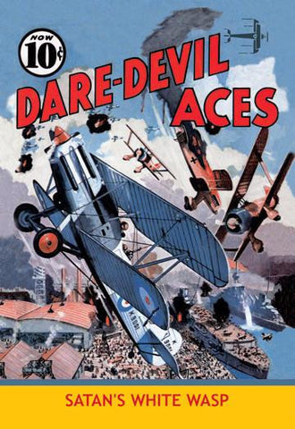 Satan&#39;s White Wasp 12x18 Giclee on canvas