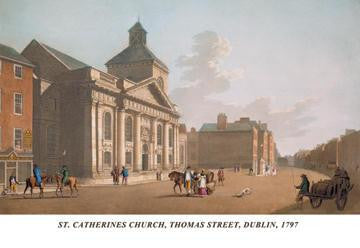 St. Catherines Church  Thomas Street  Dublin  1797 12x18 Giclee on canvas