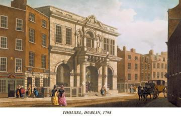 Tholsel  Dublin  1798 12x18 Giclee on canvas