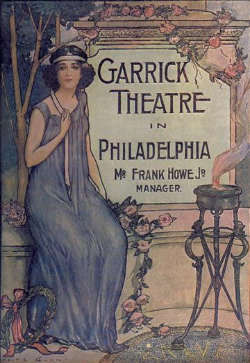 Garrick Theater 12x18 Giclee on canvas