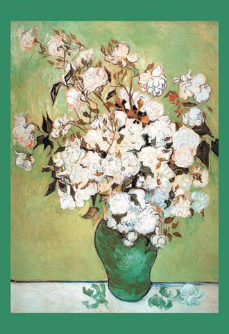 Vase avec Roses 12x18 Giclee on canvas