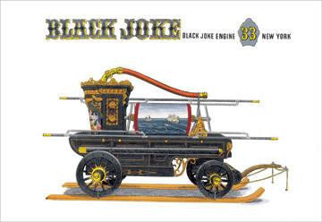 Black Joke: Black Joke Engine 33 New York 12x18 Giclee on canvas