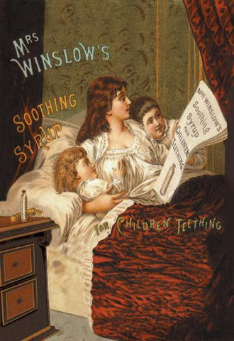 Mrs. Winslow&#39;s Soothing Syrup 12x18 Giclee on canvas