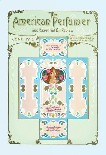 American Perfumer and Essential Oil Review  June 1912 12x18 Giclee on canvas