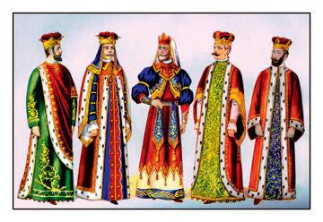 Odd Fellows: Costumes for King 12x18 Giclee on canvas