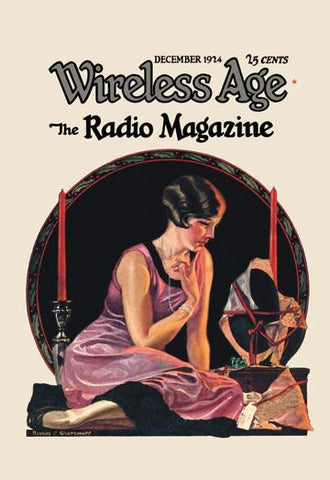 Wireless Age: December 1924 12x18 Giclee on canvas