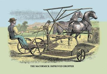 The McCormick Improved Dropper 12x18 Giclee on canvas