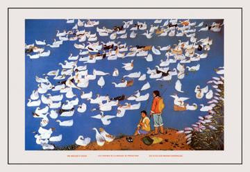 The Brigade&#39;s Ducks 12x18 Giclee on canvas