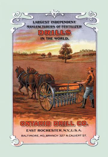 Ontario Drills 12x18 Giclee on canvas