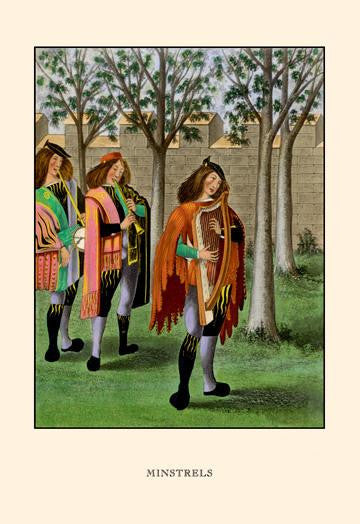 Minstrels 12x18 Giclee on canvas