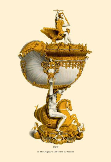 Cup in Her Majesty&#39;s Collection at Windsor 12x18 Giclee on canvas