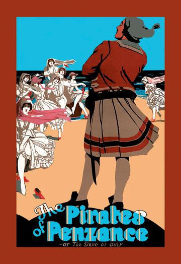 The Pirates of Penzance  or The Slave of Duty #3 12x18 Giclee on canvas