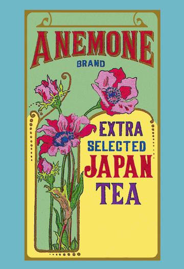 Anemone Brand Tea 12x18 Giclee on canvas