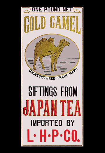 Gold Camel Brand Tea 12x18 Giclee on canvas