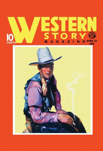 Western Story Magazine: Western Style 12x18 Giclee on canvas