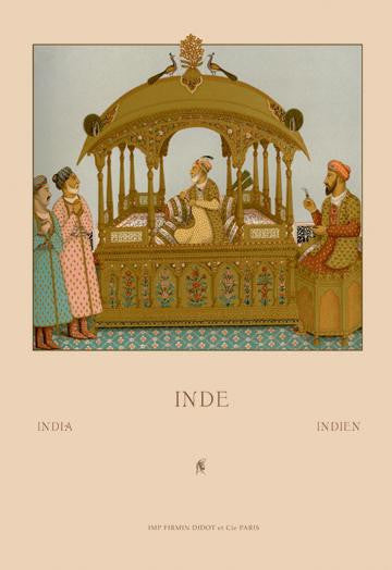 Indian Noblemen 12x18 Giclee on canvas