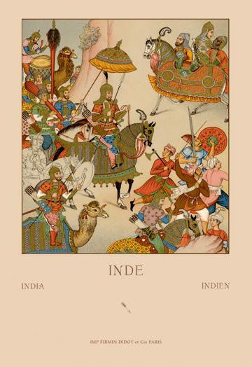 Battle Armor of India 12x18 Giclee on canvas