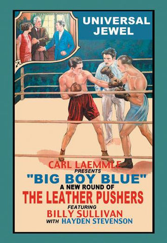 The Leather Pushers (Big Boy Blue) 12x18 Giclee on canvas