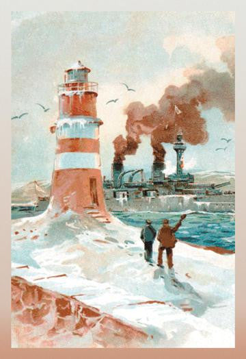 U.S. Navy: January Morning 12x18 Giclee on canvas