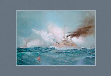 U.S. Navy: Indiana 12x18 Giclee on canvas