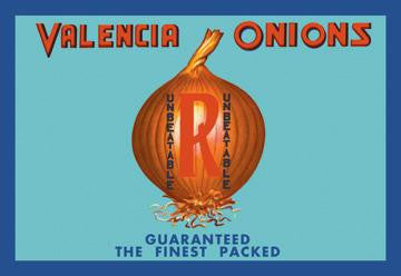 Valencia Onions 12x18 Giclee on canvas