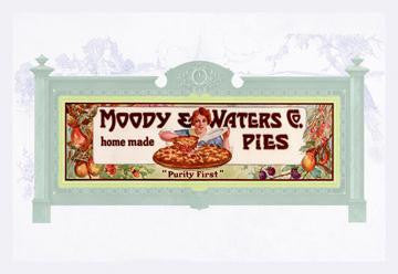 Moody & Water&#39;s Pies Co. 12x18 Giclee on canvas