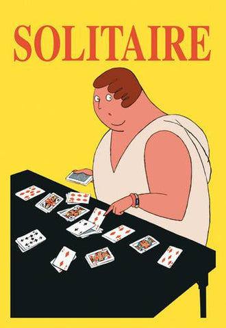 Solitaire 12x18 Giclee on canvas