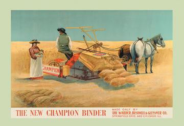 The New Champion Binder 12x18 Giclee on canvas