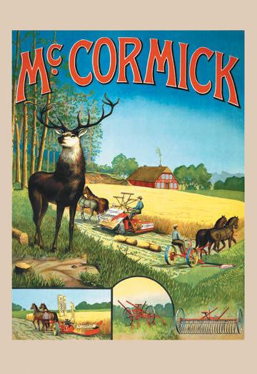 McCormick - European Farming Scene 12x18 Giclee on canvas