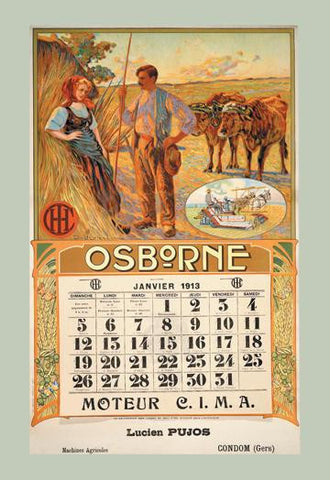 Osborne  1913 12x18 Giclee on canvas