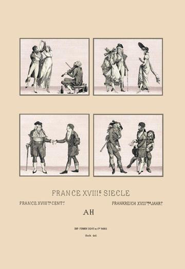 Popular Styles of Eighteenth Century France 12x18 Giclee on canvas