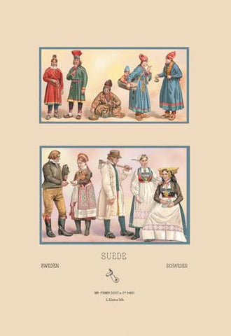 Styles of the Scandinavian Middle-Class 12x18 Giclee on canvas