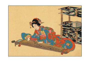 The Samisen 12x18 Giclee on canvas