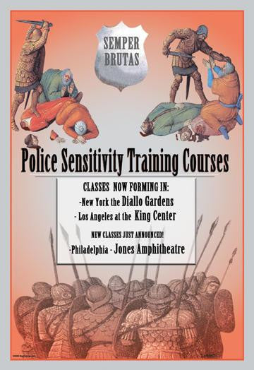 Police Sensitivity Training Courses 12x18 Giclee on canvas