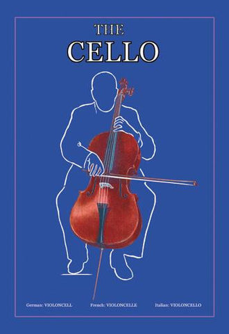 The Cello 12x18 Giclee on canvas