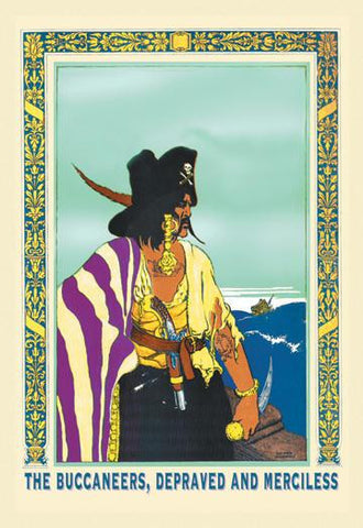 Buccaneer - Captain Morgan 12x18 Giclee on canvas