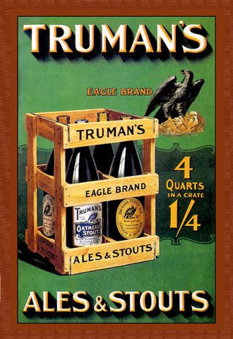 Truman&#39;s Ales and Stouts 12x18 Giclee on canvas