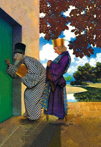 The Chancellor and Pompdebile 12x18 Giclee on canvas