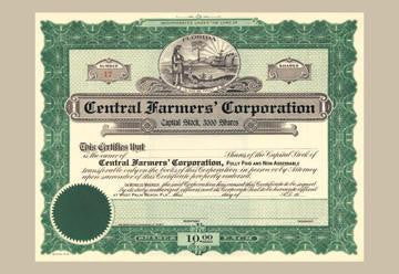 Central Farmers&#39; Corporation 12x18 Giclee on canvas