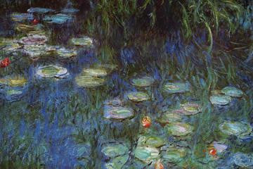 Water Lillies 12x18 Giclee on canvas