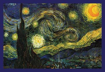 Starry Night 12x18 Giclee on canvas