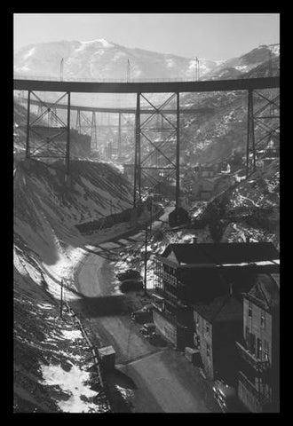 Carr Fork Canyon  as seen from the G Bridge 12x18 Giclee on canvas