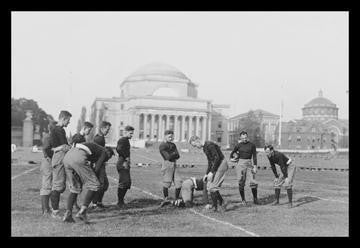 Columbia University Football - Traing the Half-backs 12x18 Giclee on canvas