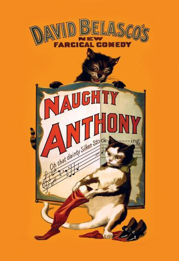 Naughty Anthony 12x18 Giclee on canvas